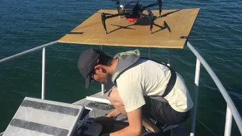 Deploying aerial drone to collect large spatial measurements
