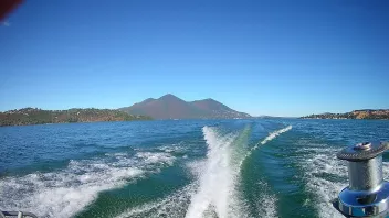 Mount Konocti seen from the water