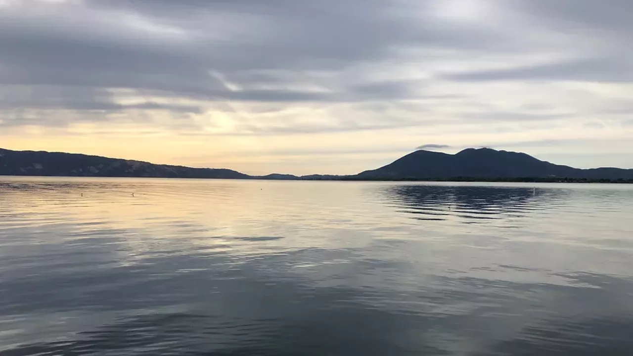 Clear Lake before sunset