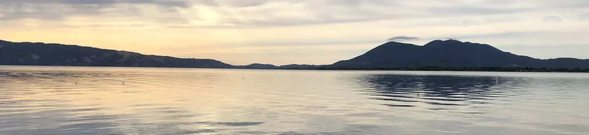 Clear Lake before sunset