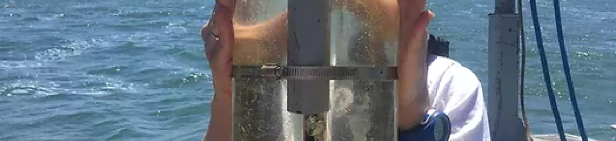 Sediment trap recovery from Lower Arm